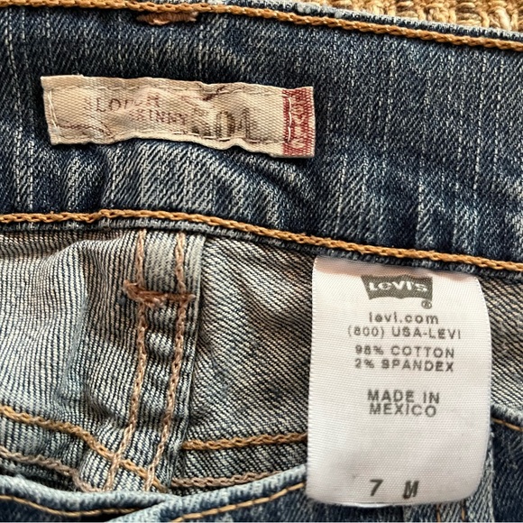 Levi's Women’s 504 Slouch Skinny Classic Vintage Denim Jeans Size 7 - Picture 5 of 9